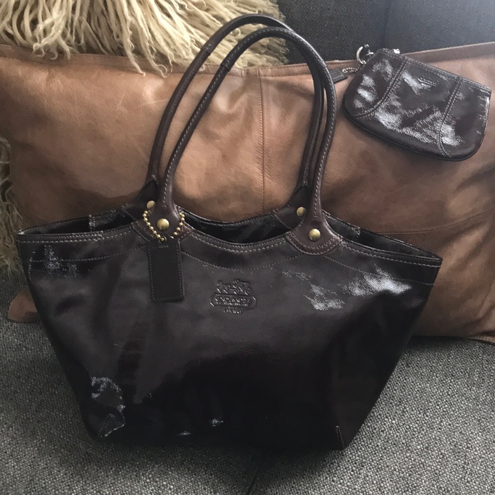 Brown Coach Tote